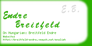 endre breitfeld business card